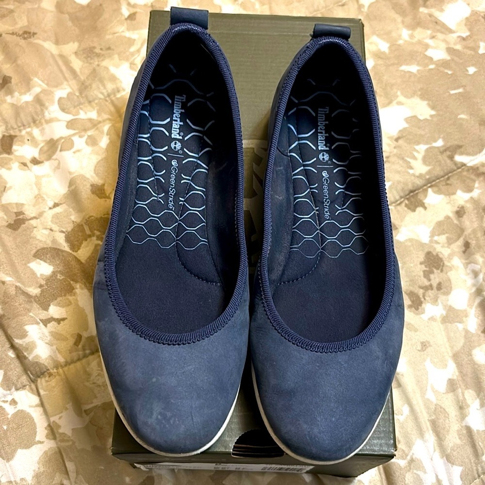 Timberland Navy Ballerina Shoes